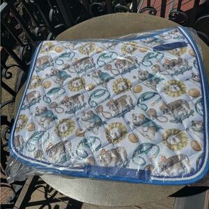 NWT Penny Equestrian Bulldog Print Full (horse sized) Dressage Pad